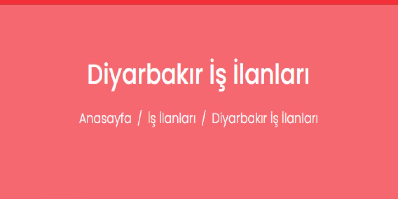 Diyarbakır İş İlanları İçin Popüler Seçenekler