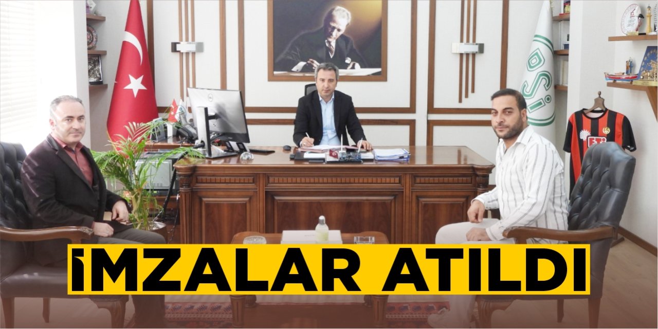 İmzalar atıldı