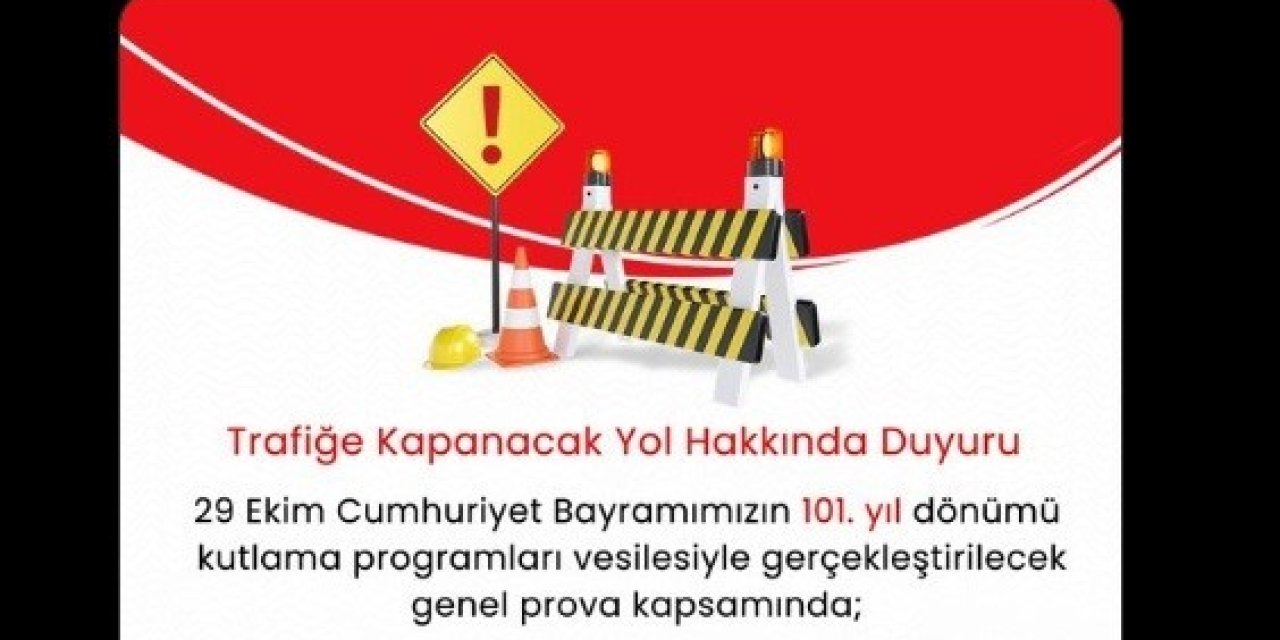 Şehir Merkezinde O Yolu Kullanacaklar Dikkat!