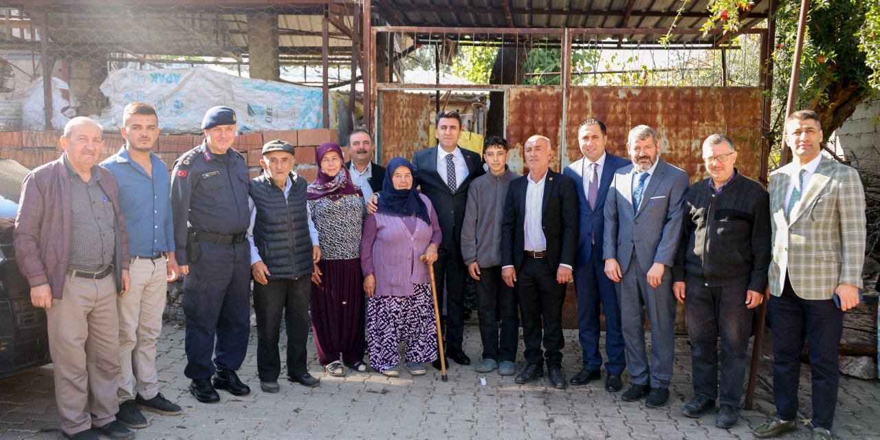 Vali Aygöl’den şehit ailesine ziyaret