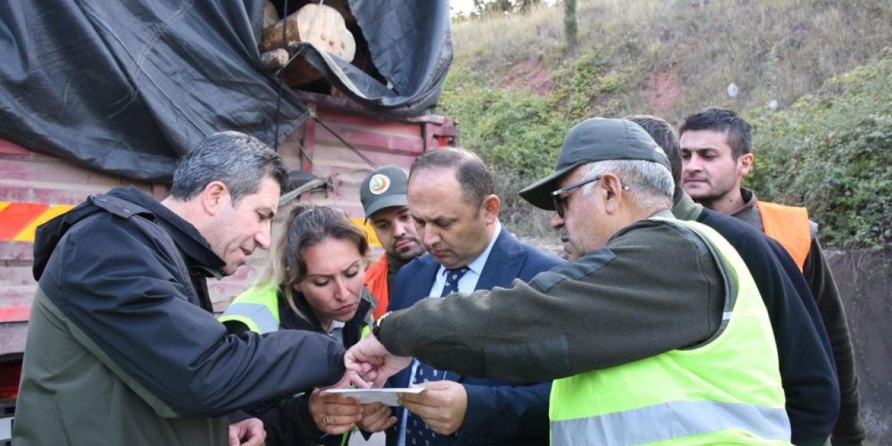 Ormanda Mobil Kontrol Noktalarıyla Şok Denetimler