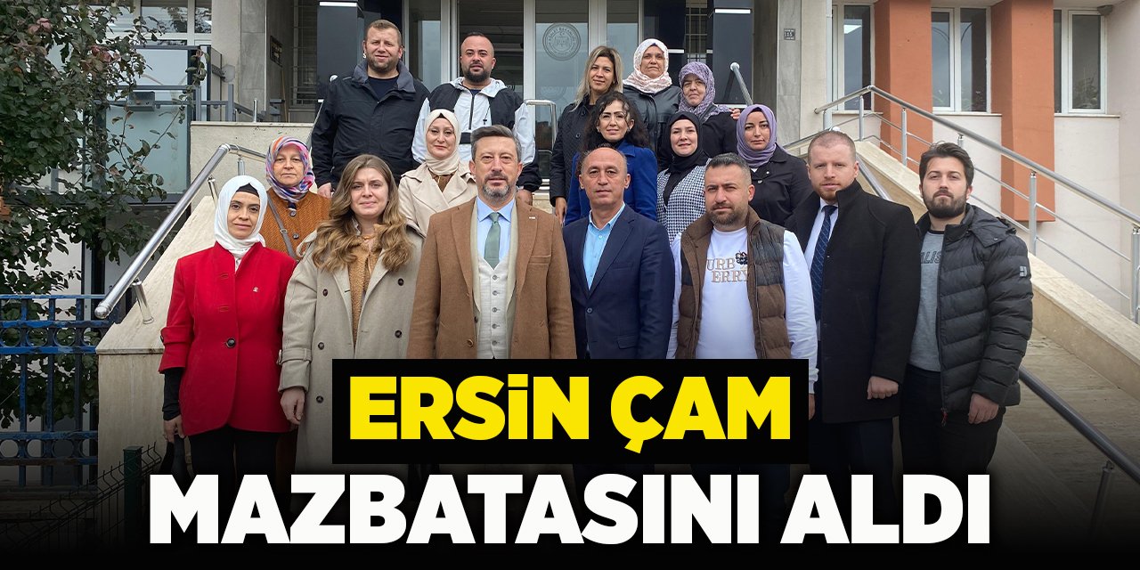 Ersin Çam Mazbatasını aldı