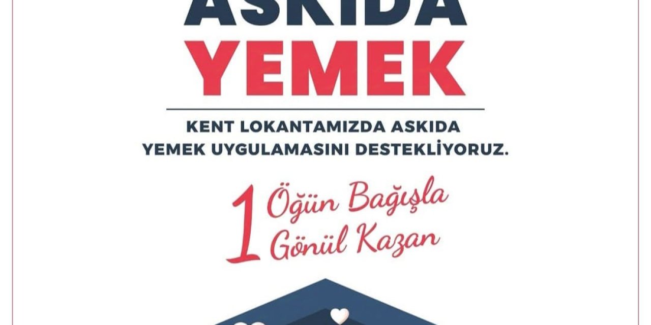 Kent Lokantası’nda ’askıda Yemek’ Uygulaması