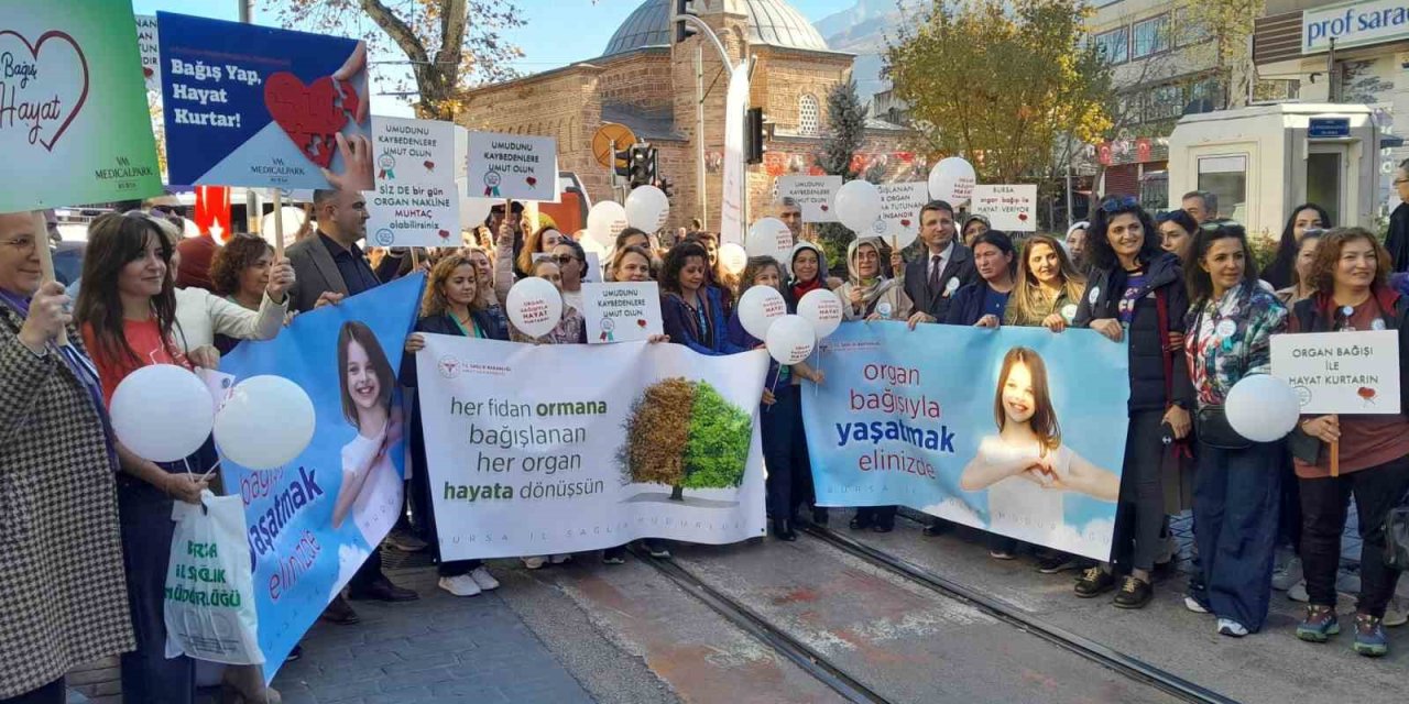 Organ Bağışı Haftası Etkinlikleri Yürüyüşle Başladı