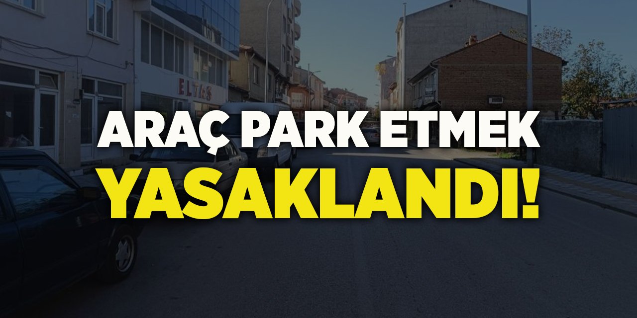 Araç Park Etmek Yasaklandı!