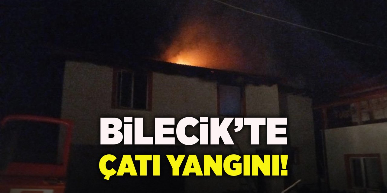 Bilecik’te Çatı Yangını!