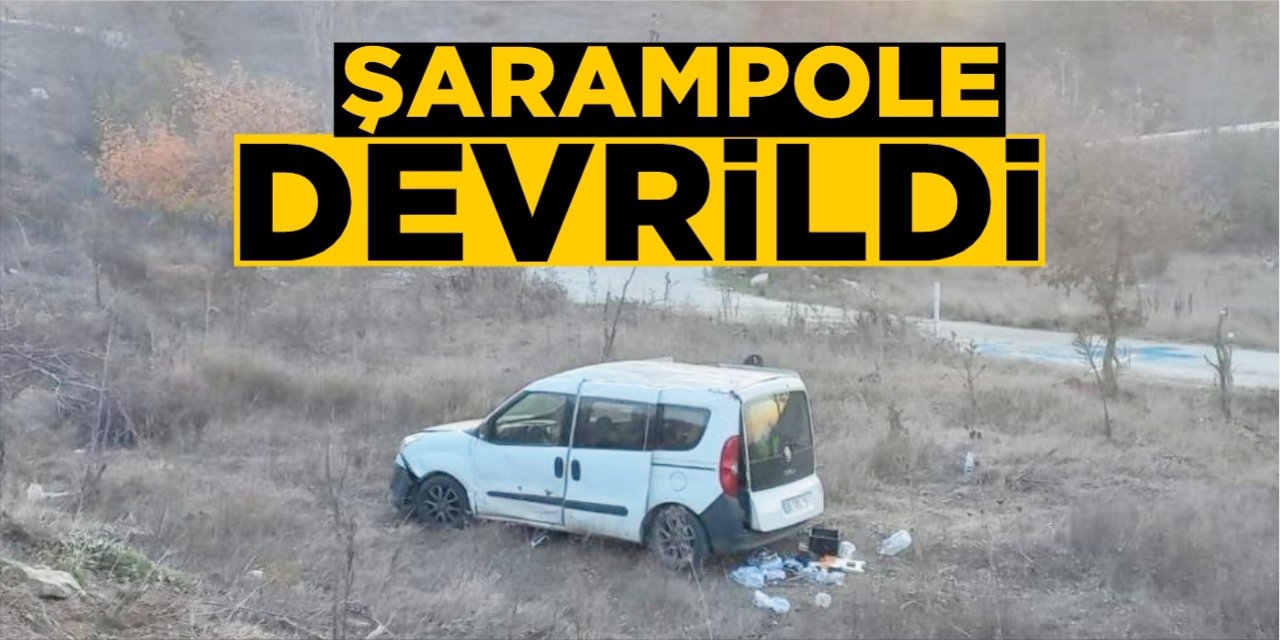 Şarampole devrildi!