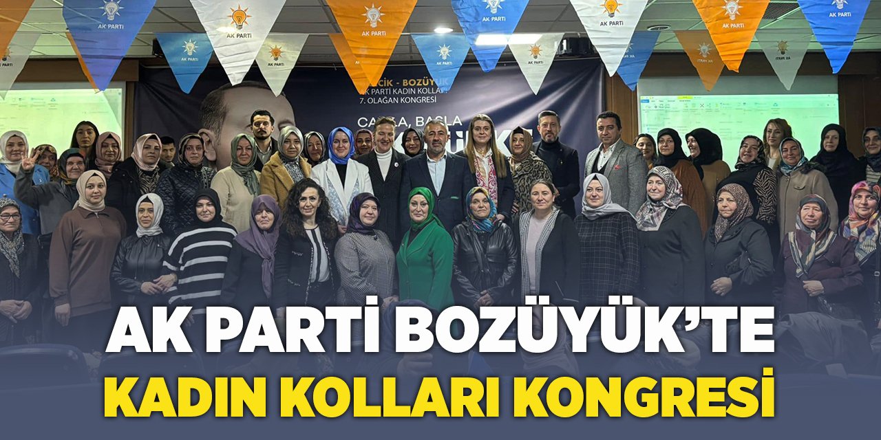 AK Parti Bozüyük'te Kadın Kolları Kongresi