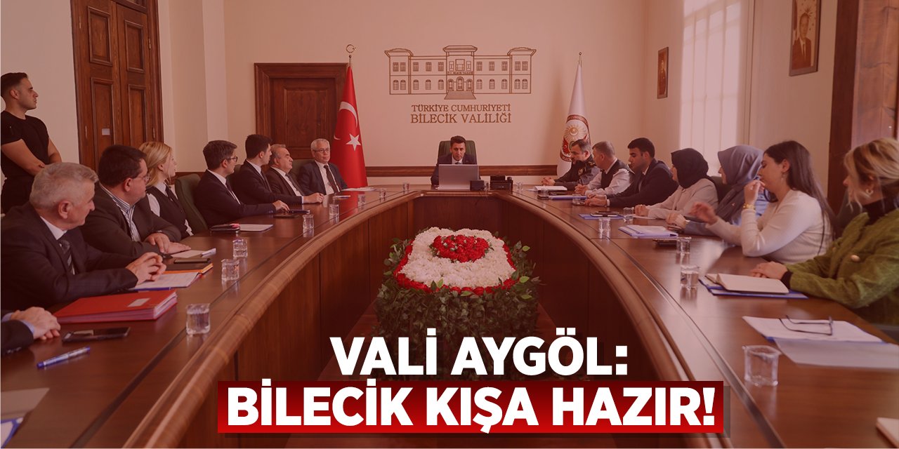 Vali Aygöl: Bilecik Kışa Hazır!