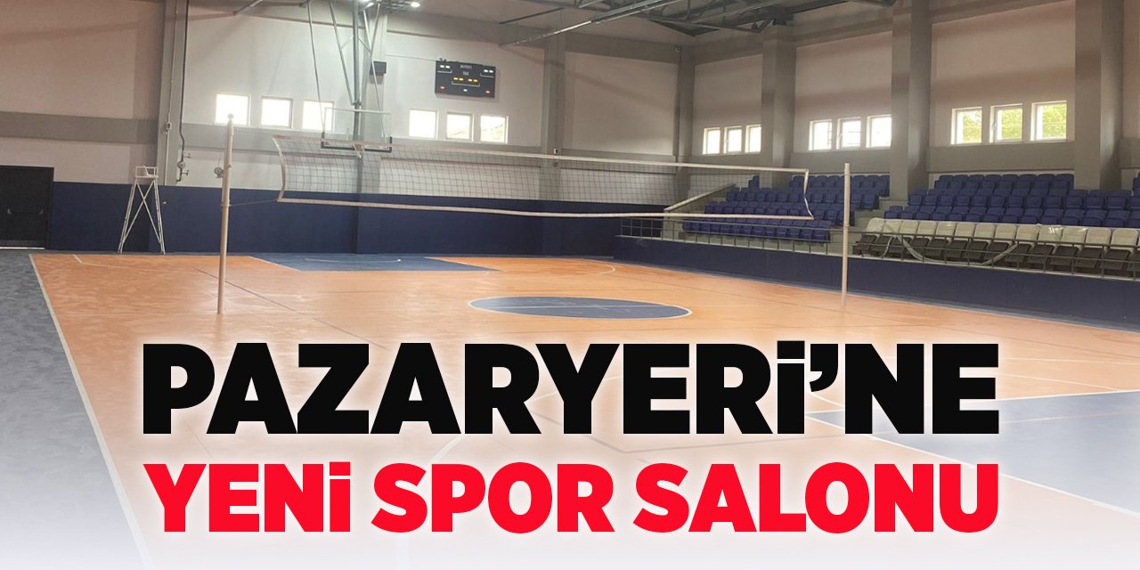 Pazaryeri'ne Yeni Spor Salonu