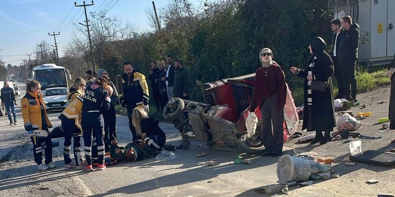 Feci Kaza: Baba Olay Yerinde Hayatını Kaybetti, Oğlu Ağır Yaralandı