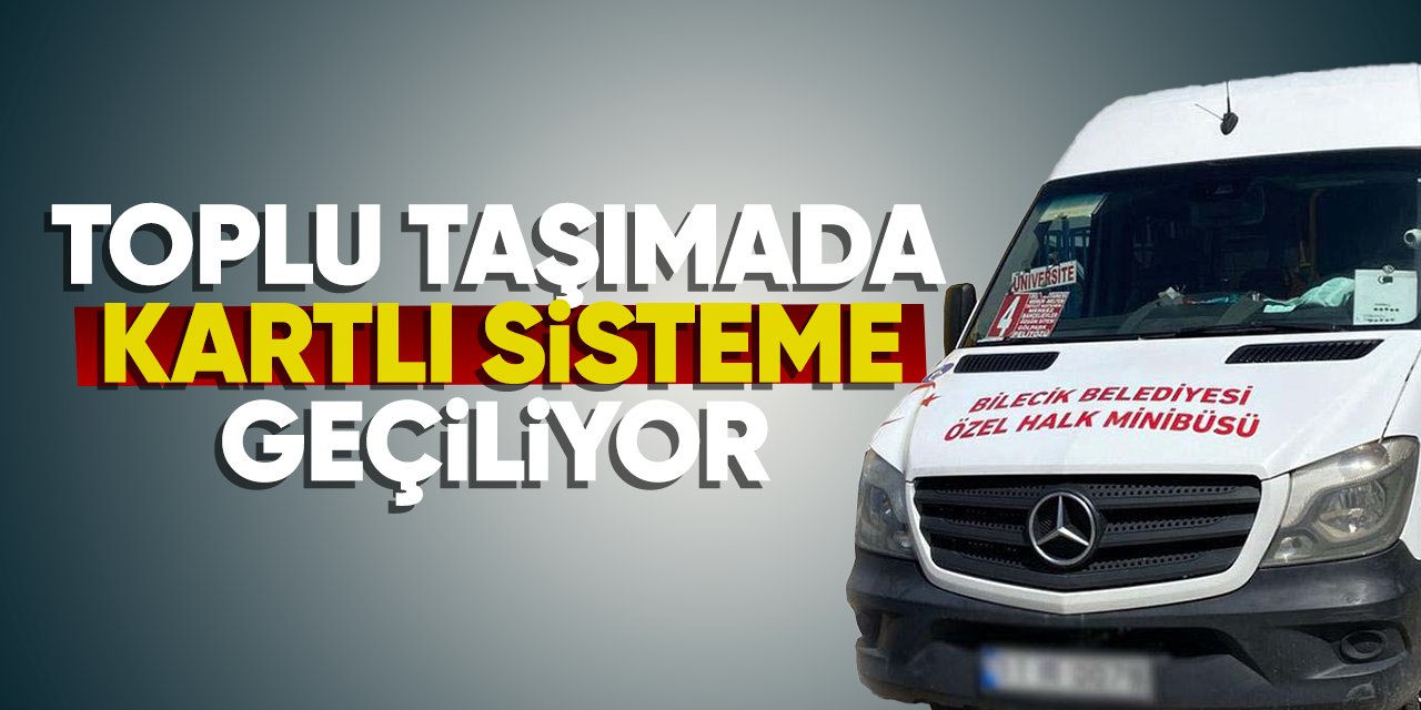 Toplu taşımada kartlı sisteme geçiliyor