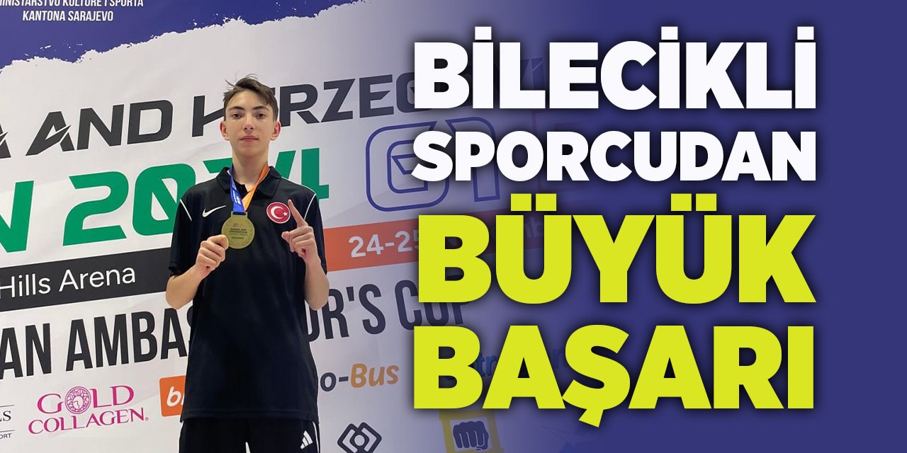 Bilecikli Sporcudan Büyük Başarı