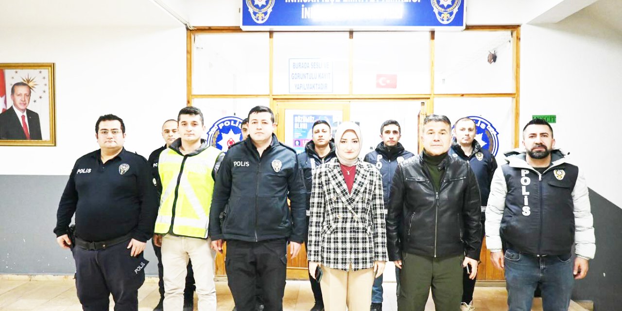 Kaymakam Çetin'den Yılbaşı Ziyaretleri
