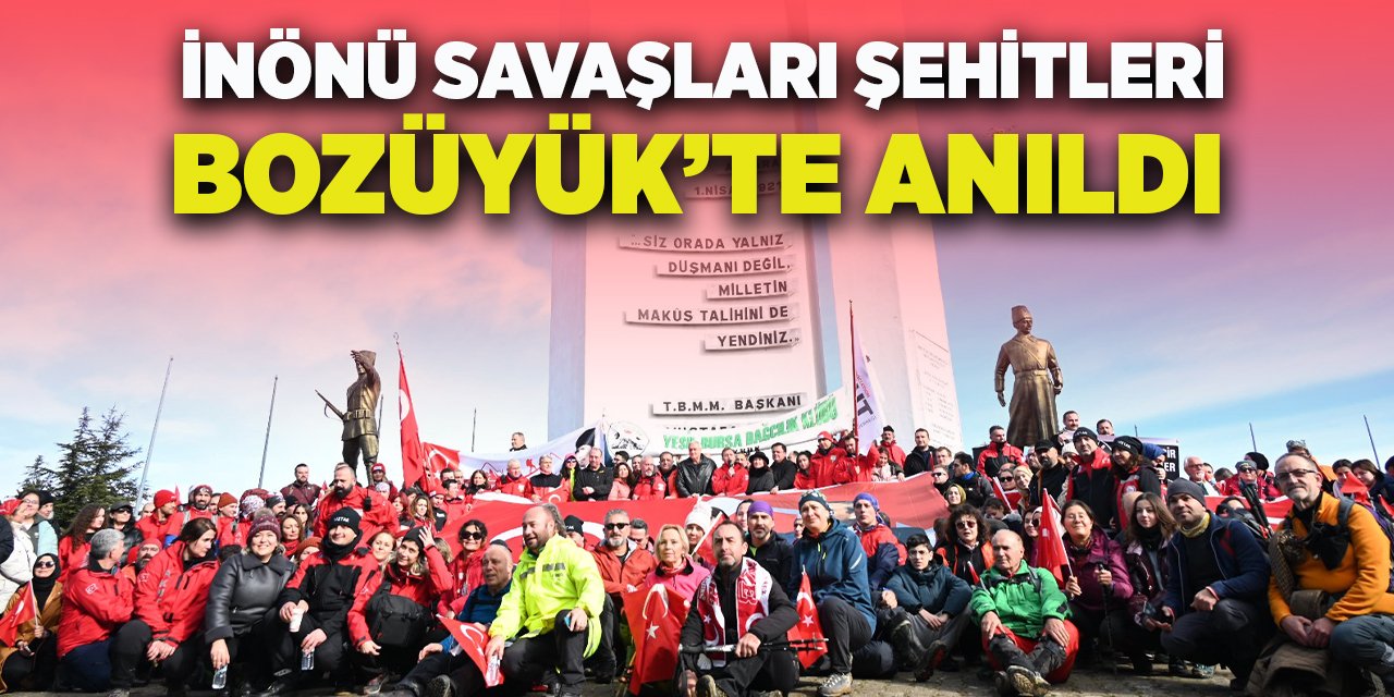 İnönü Savaşları Şehitleri Bozüyük'te Anıldı