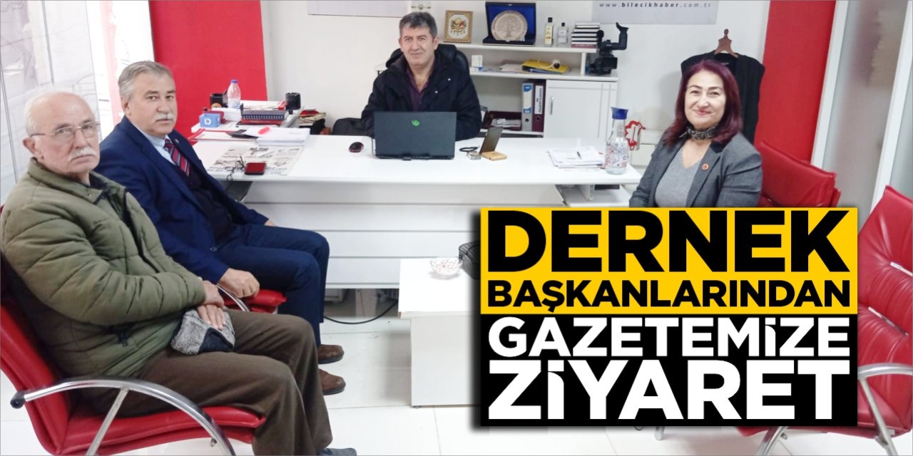 Dernek başkanlarından gazetemize ziyaret