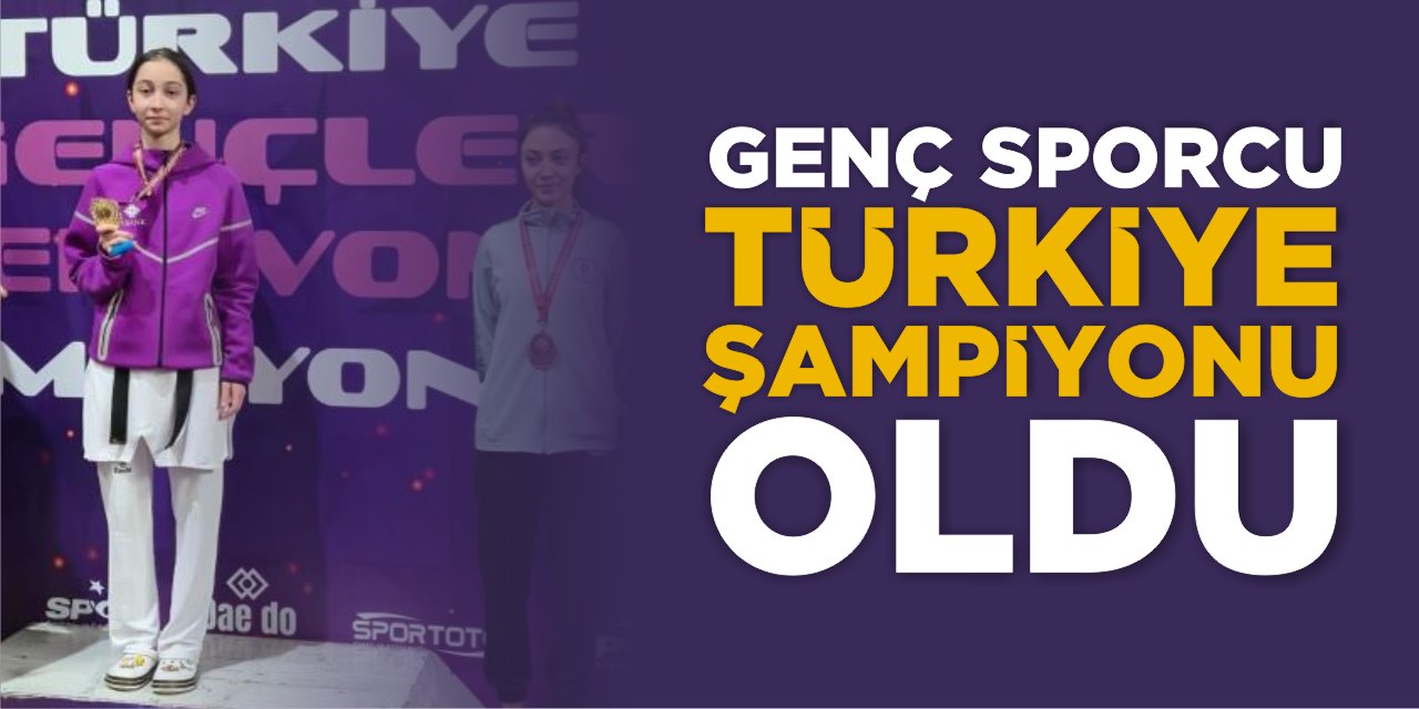 Bilecikli Genç Sporcu Türkiye Şampiyonu Oldu