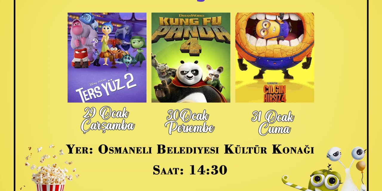 Ara Tatil Sinema Şenliği Başlıyor