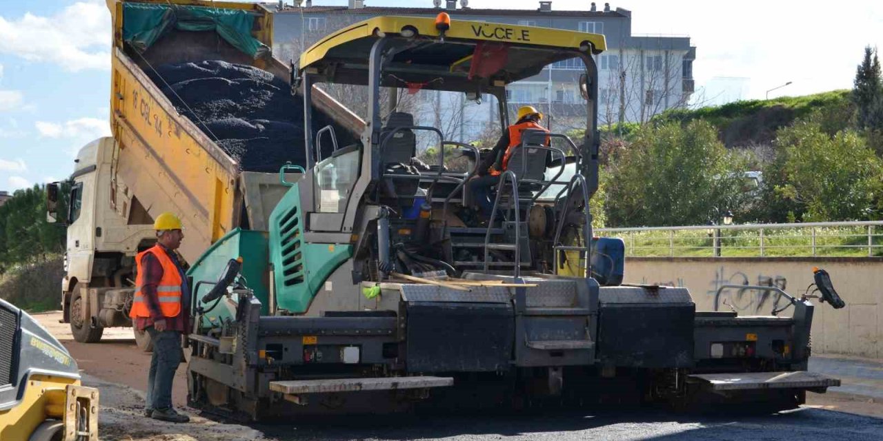 Tarihi Projede Asfalt Çalışmaları Hız Kazandı