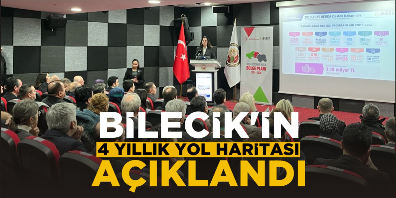 Bilecik’in 4 yıllık yol haritası açıklandı