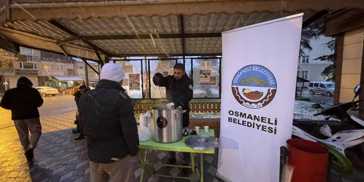 Osmaneli'nde Sabah Çorbası İkramı Devam Ediyor