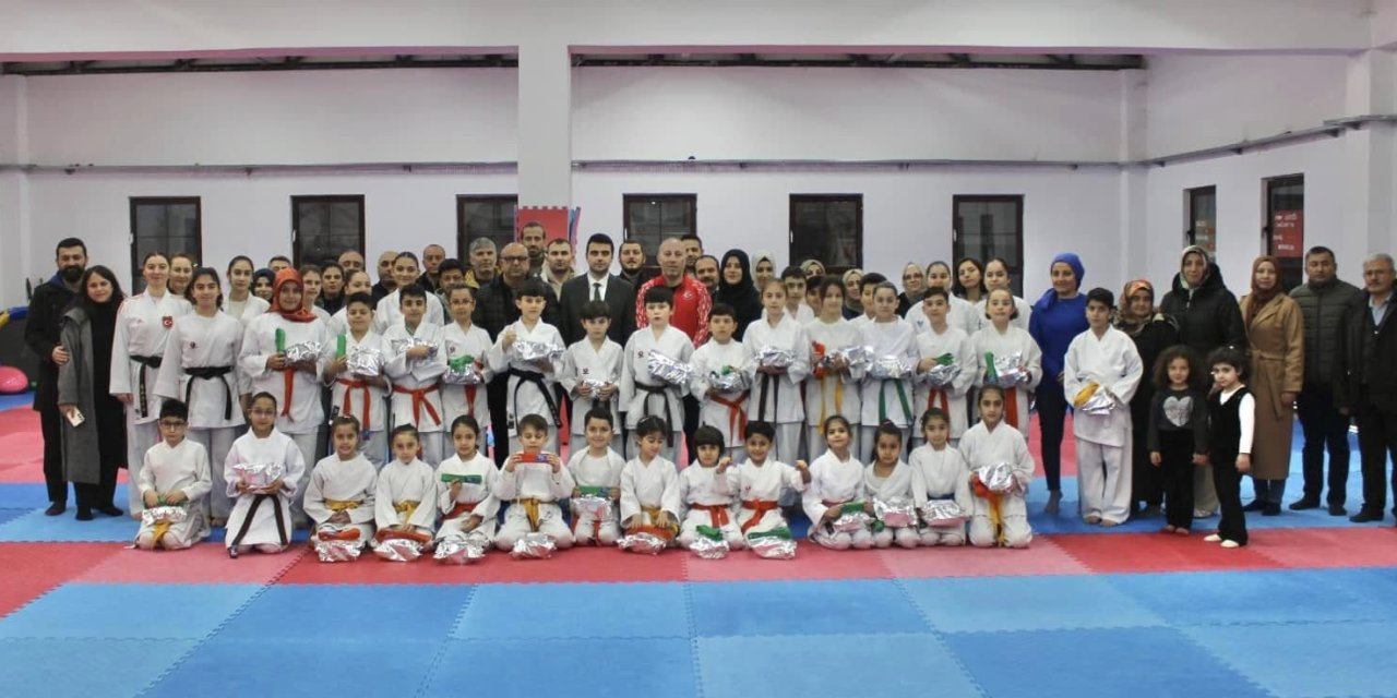 Osmaneli'nde Karate Kuşak Terfi Töreni