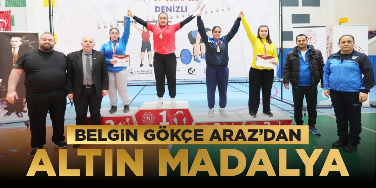 Belgin Gökçe Araz'dan altın madalya