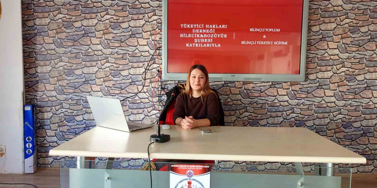 Bozüyük’te Lise Öğrencilerine "Bilinçli Toplum, Bilinçli Tüketici" Konulu Seminer Verildi