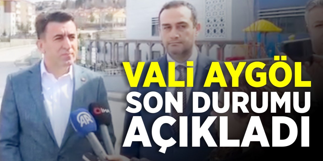 Vali Aygöl'den kazayla ilgili açıklama