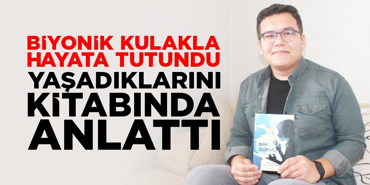 İşitme engelli Ali Ümit Pamuk kitap yazdı