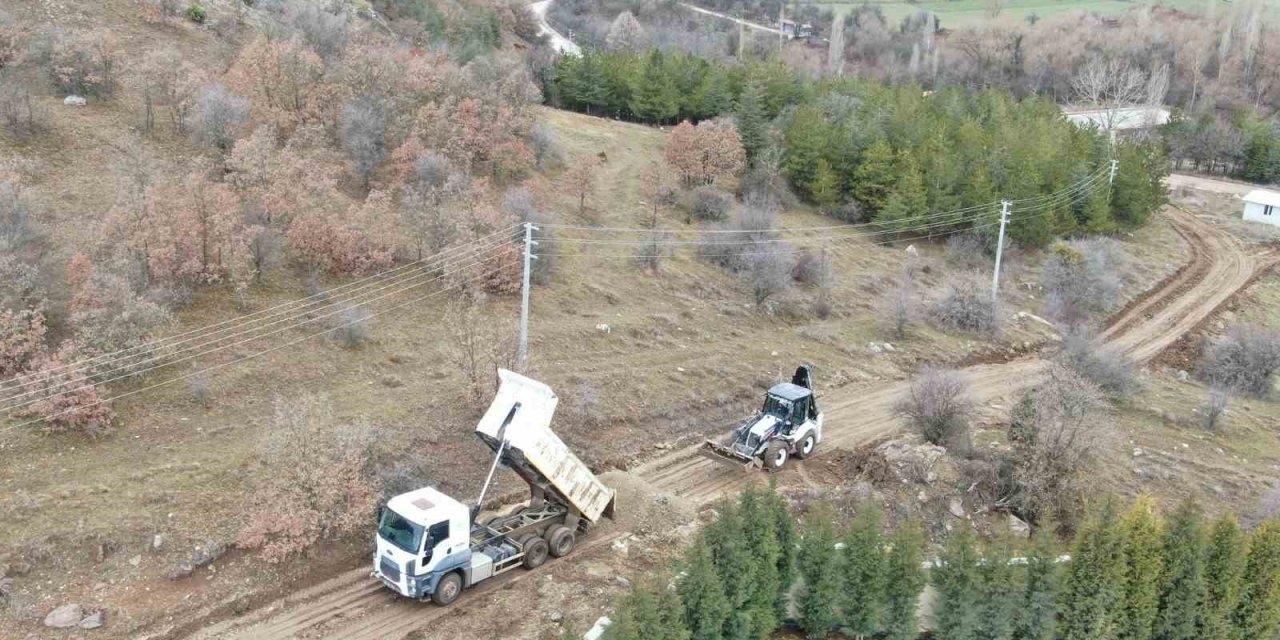 Stabilize Yol Çalışması Yapıldı