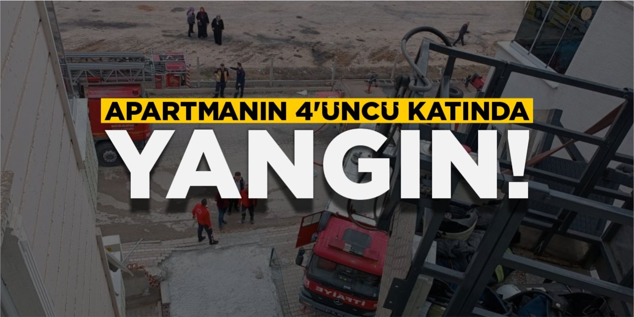 Bozüyük'te ev yangını