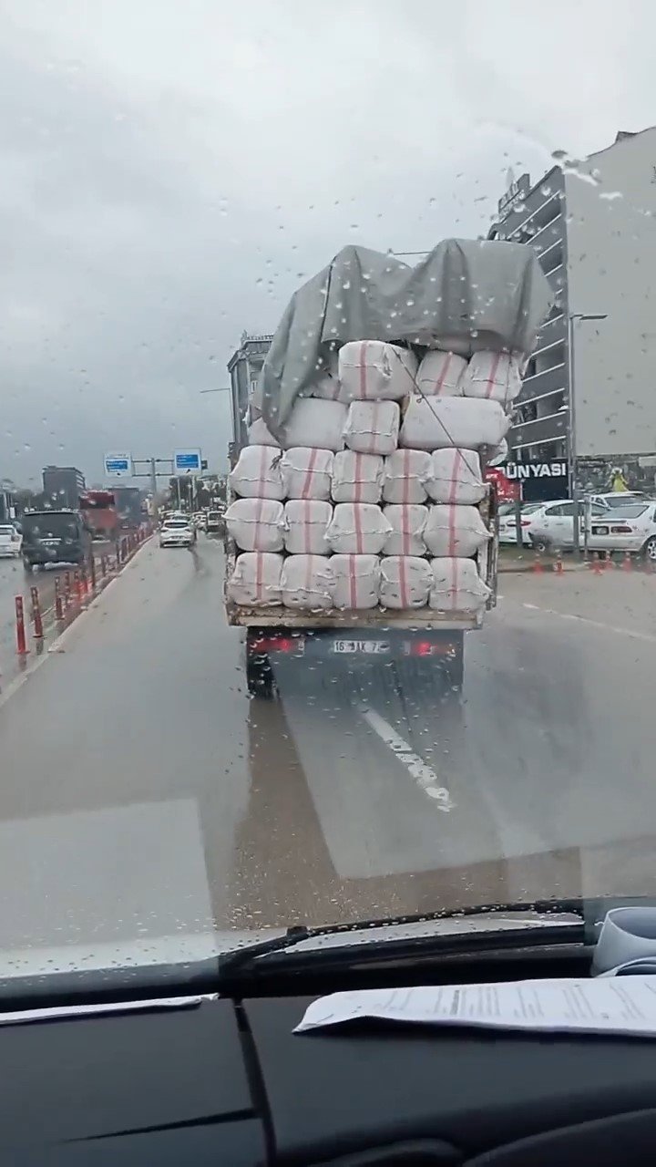 Tehlikeli taşımacılık kamerada