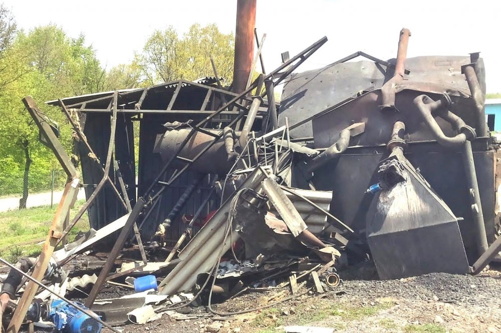 Kazan bomba gibi patladı: 1 ağır yaralı