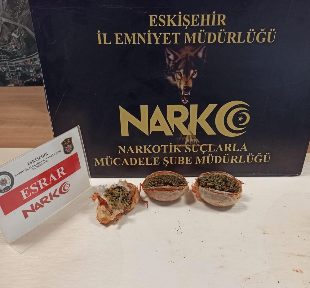 412 gram esrar ele geçirildi