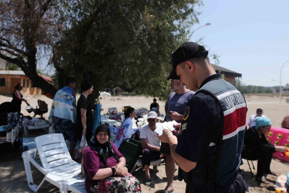 Jandarma ekiplerinden işgallere karşı denetim