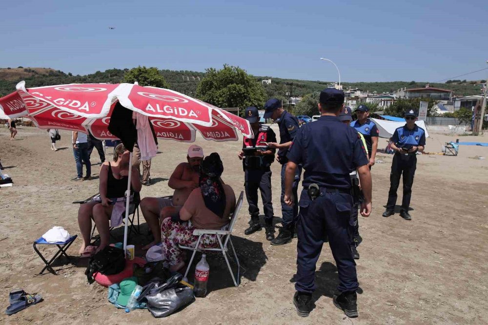 Jandarma ekiplerinden işgallere karşı denetim