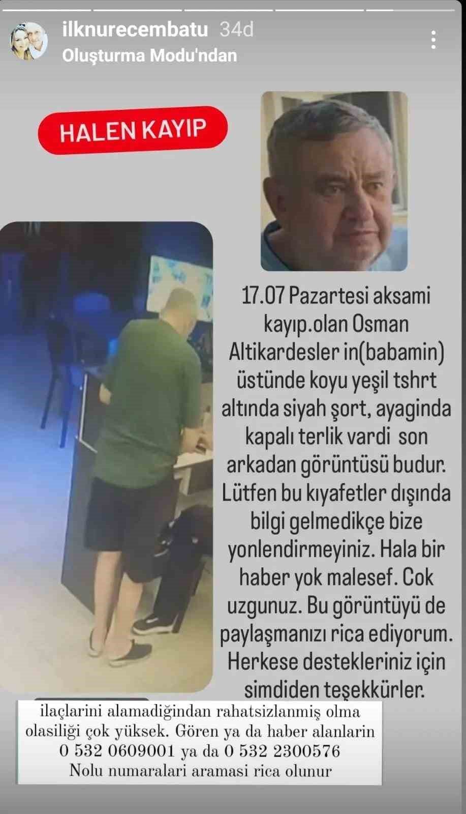 Yaşlı adam karadan ve denizden aranıyor