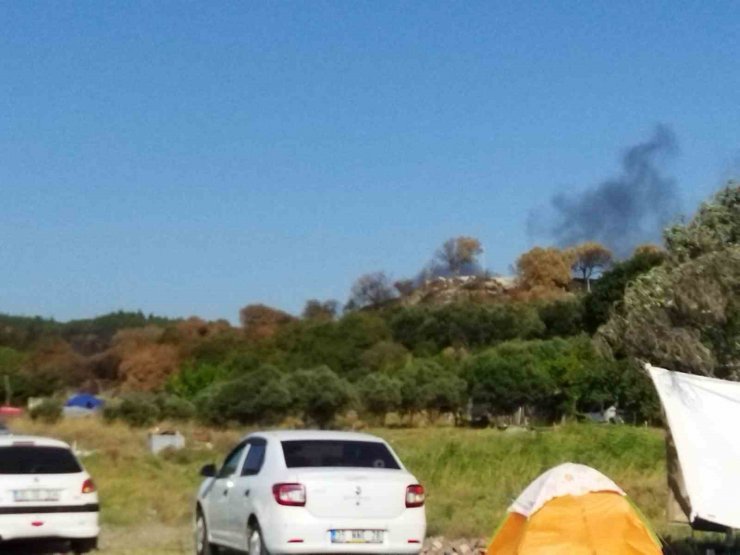 İzmir’de atık depolama tesisinde yangın