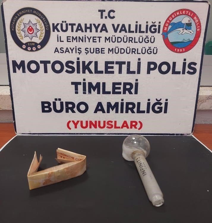 Motosikletli Şansın Üzerinde Uyuşturucu Ele Geçirildi