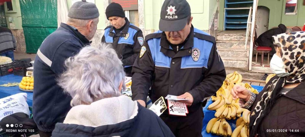 Semt Pazarlarında Hırsızlık Olaylarına Karşı Bilgilendirme