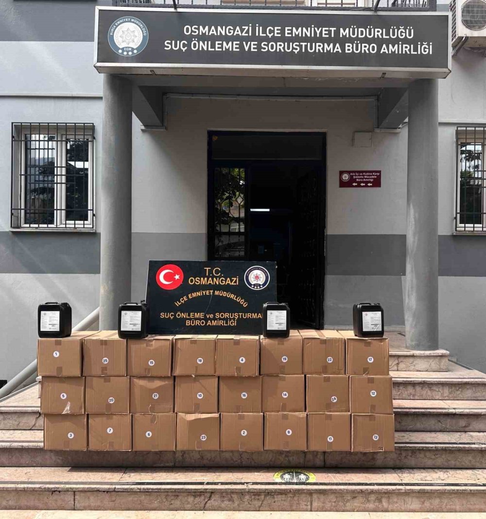 500 Litre Etil Alkol Şüpheliyle Yakalandı