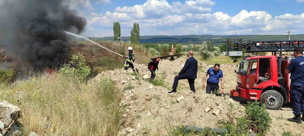 İtfaiye Personeline Yangın Eğitimi Verildi