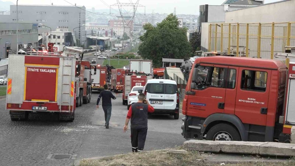 Fabrikada Korkutan Yangın