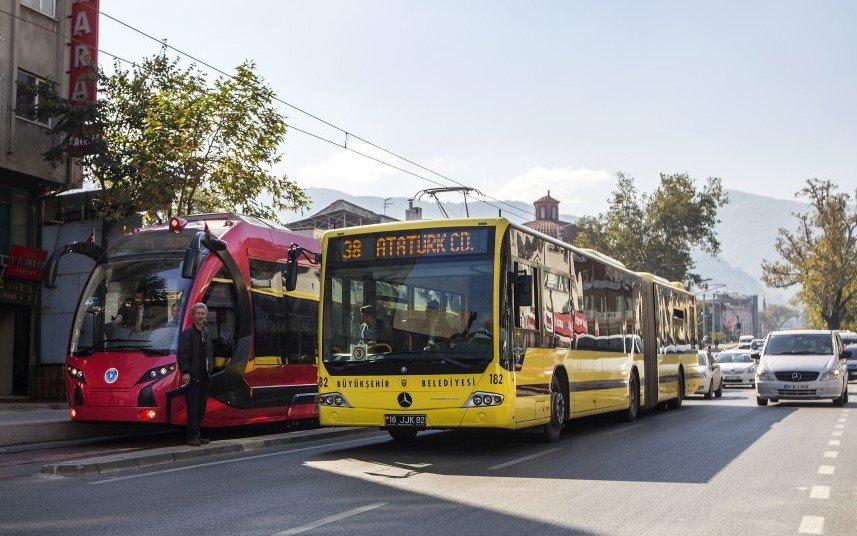 Bursa’da 4 Günlük Bayram Boyunca Ulaşım Ücretsiz