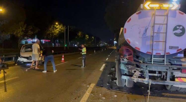 Sulama Tankerine Çarptı, “3 Tane Bira İçtim Bir Şey Çıkar Mı?” Diye Sordu