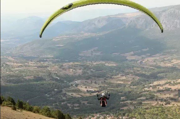 Yeni Cazibe Merkezi Meryem Dağı’nda Uçuşlar Başladı