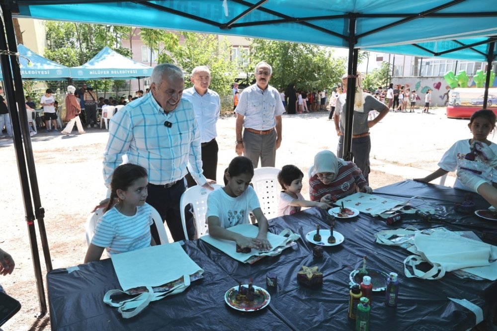 Başkan Özdemir Yaz Atölyelerine Katıldı