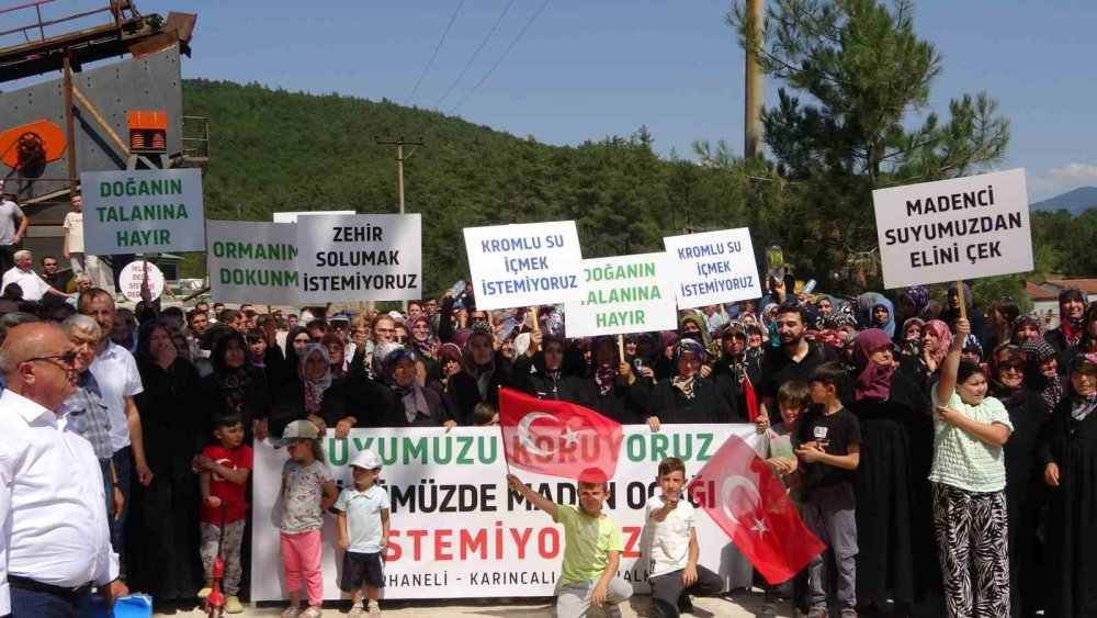 Dört Köy Birleşti, Sularına Sahip Çıkmak İçin Eylem Yaptı