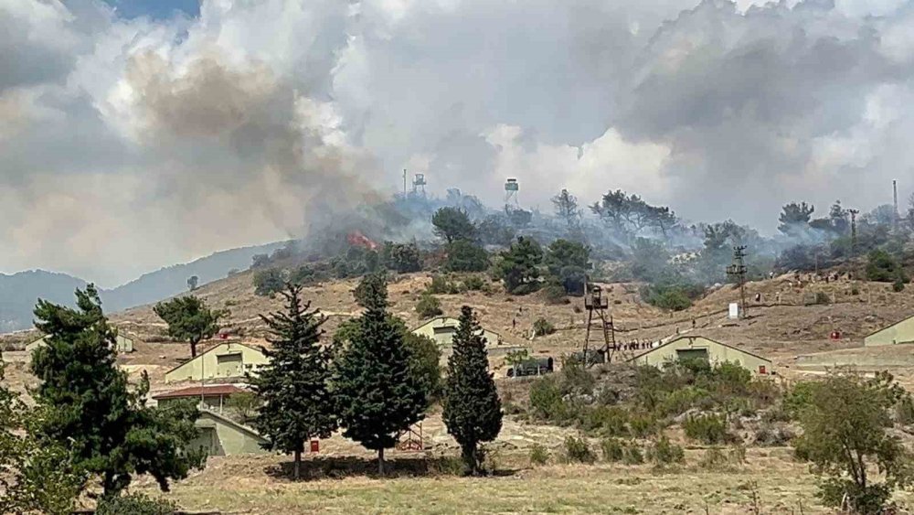 Ormanlık Alanda Korkutan Yangın